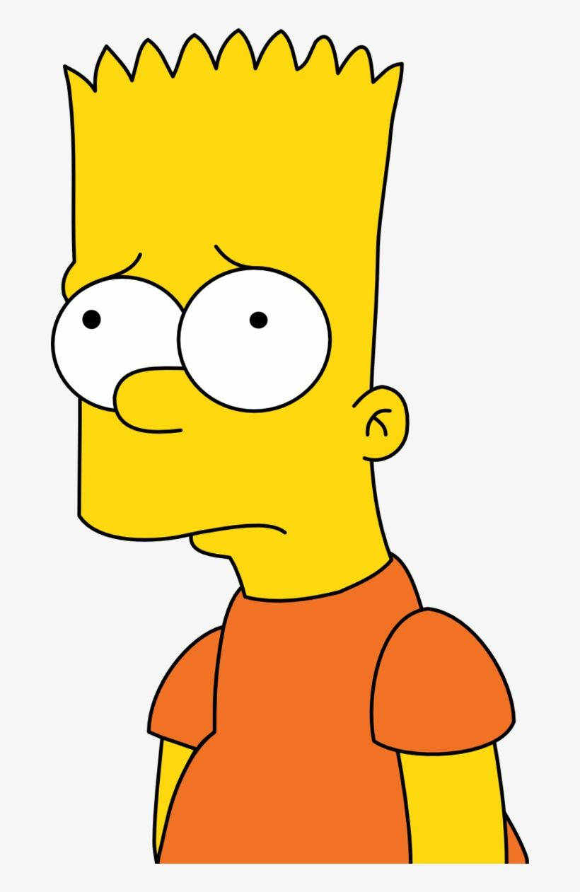 Bart Simpson Sad Boy Look Wallpaper