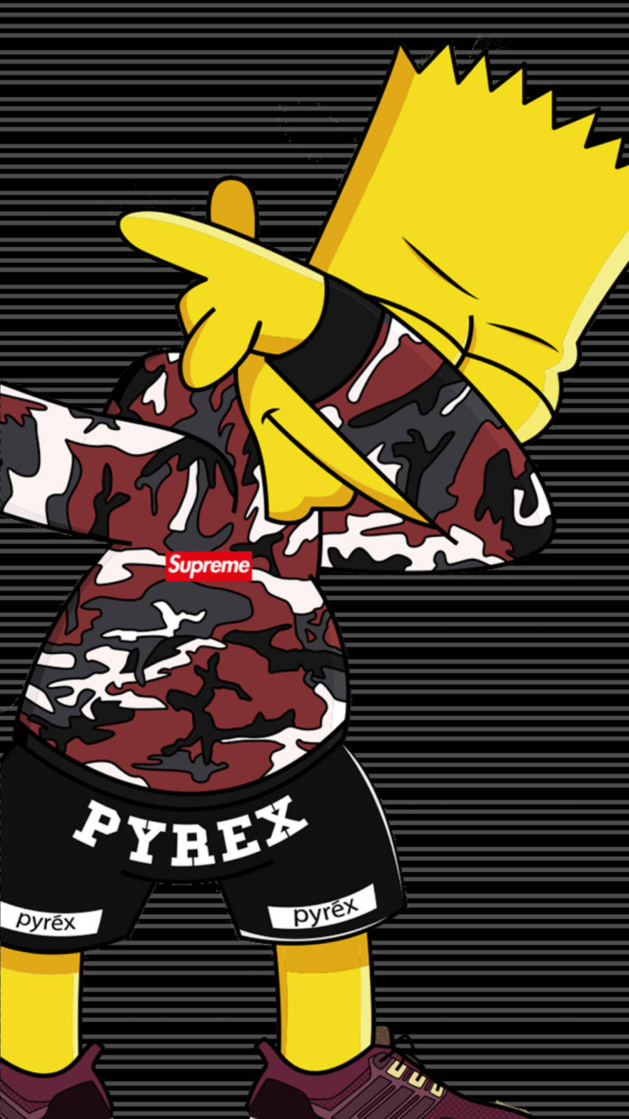 Bart Simpson Swag Dab Wallpaper