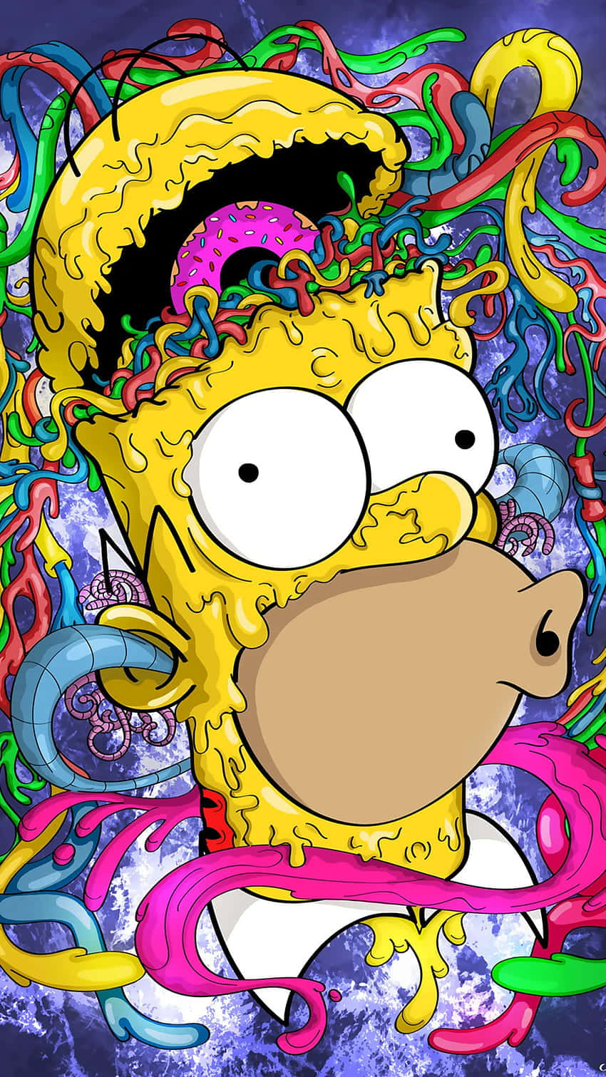 Bart Simpson Takes A Chill Break Wallpaper