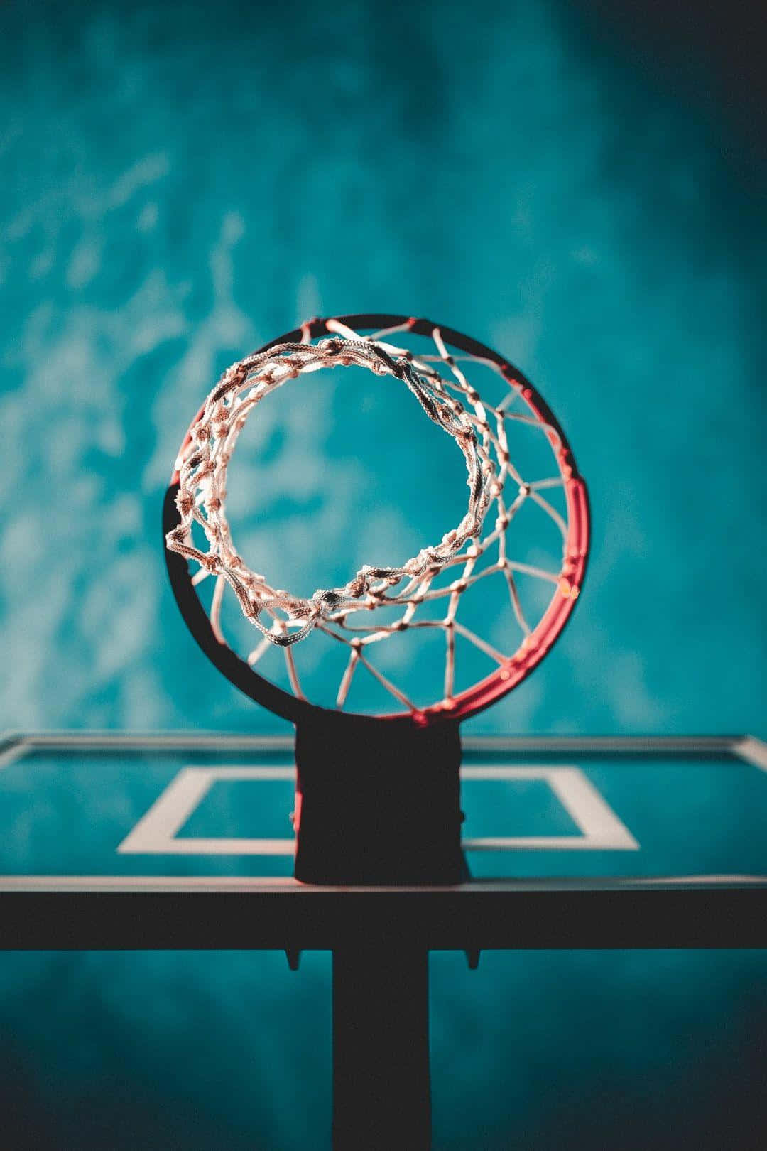 Basketball Hoop Artistic View.jpg Wallpaper