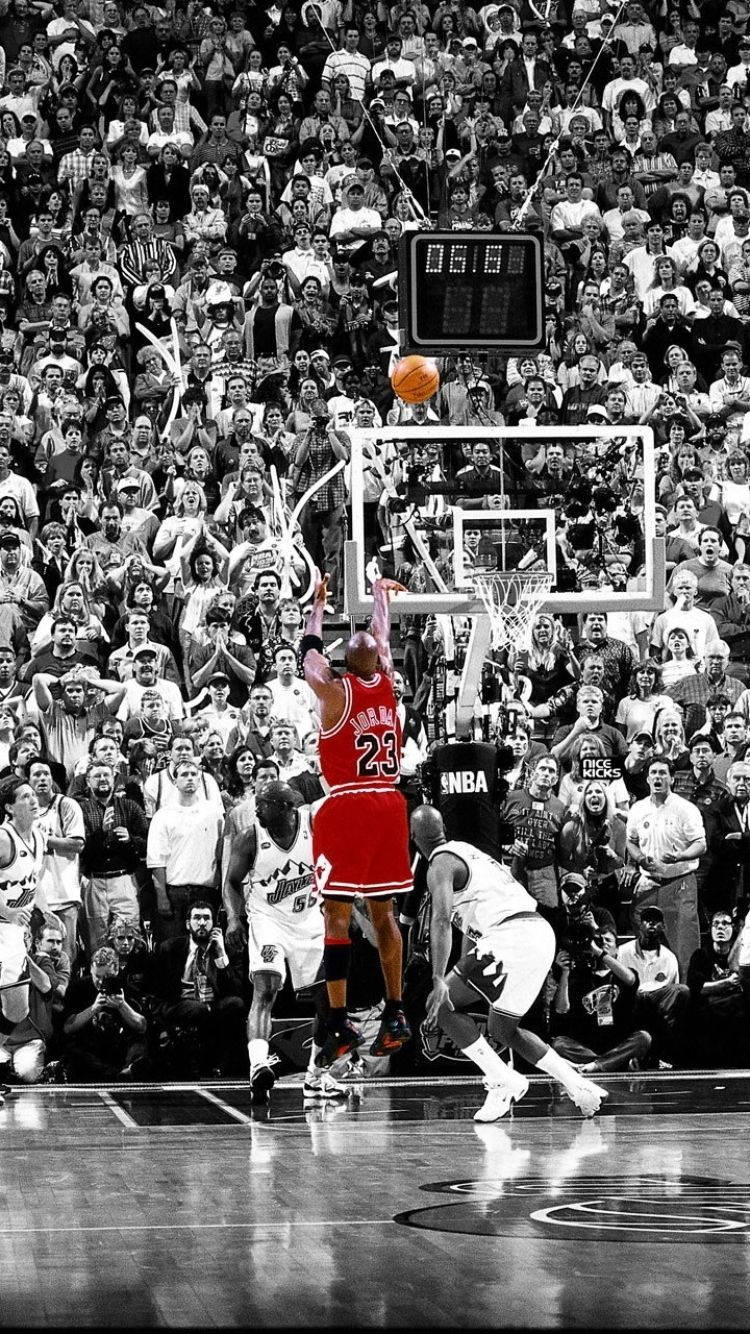 Basketball Iphone Jordan The Last Shot Wallpaper