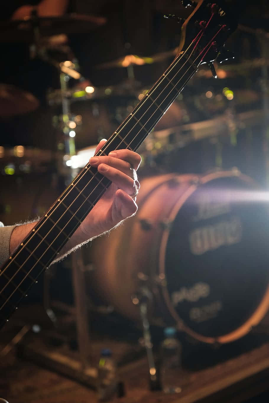 Bass Drums And Guitar Wallpaper