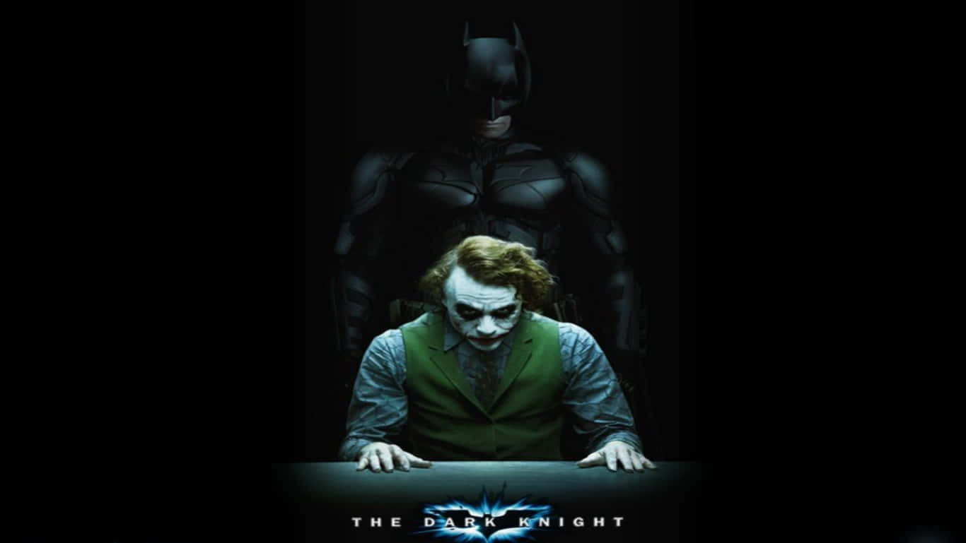 Batman About To Interrogate Joker Dark Knight Hd Wallpaper