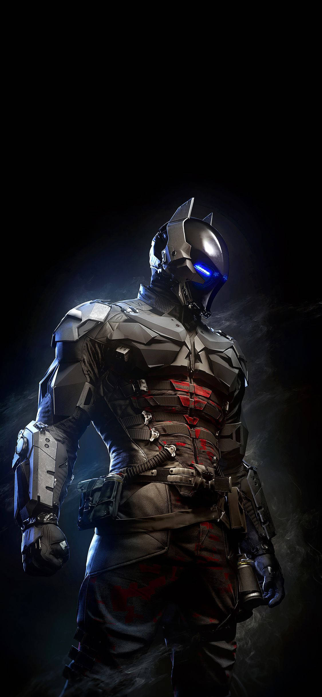 Batman Arkham Knight Futuristic Suit Iphone X Wallpaper