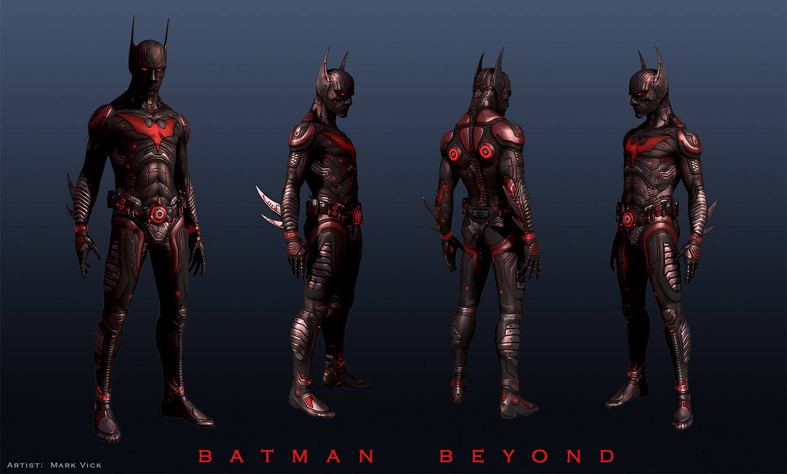 Batman Beyond Four Angles Wallpaper