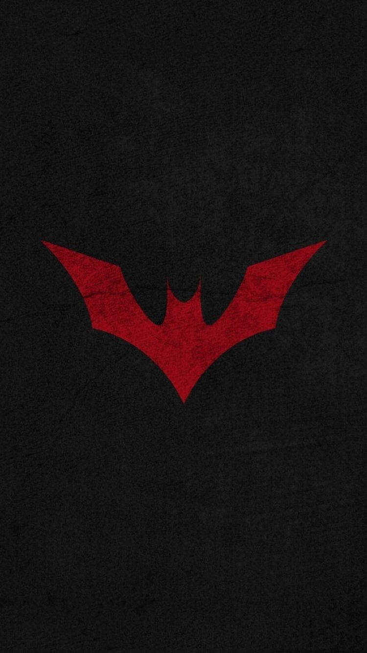 Batman Beyond Red Logo Wallpaper