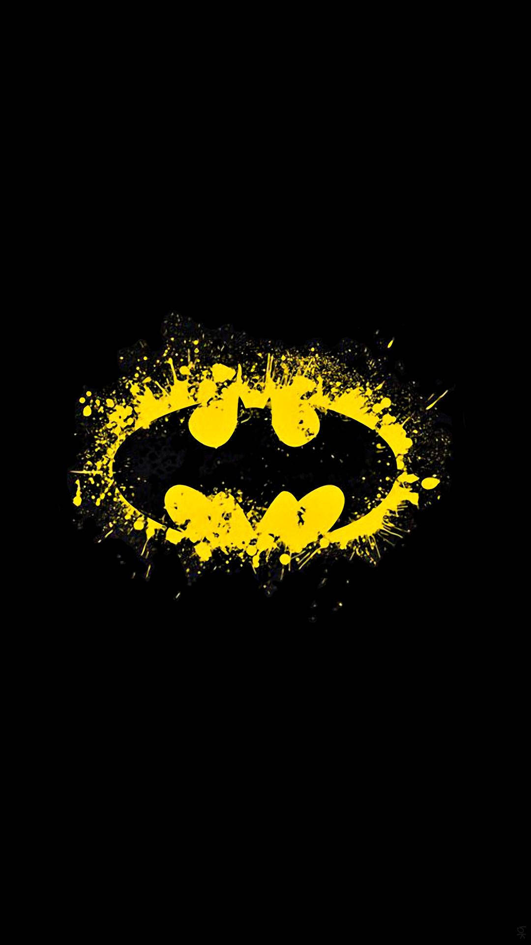 Batman Dark Iphone Gritty Logo Wallpaper