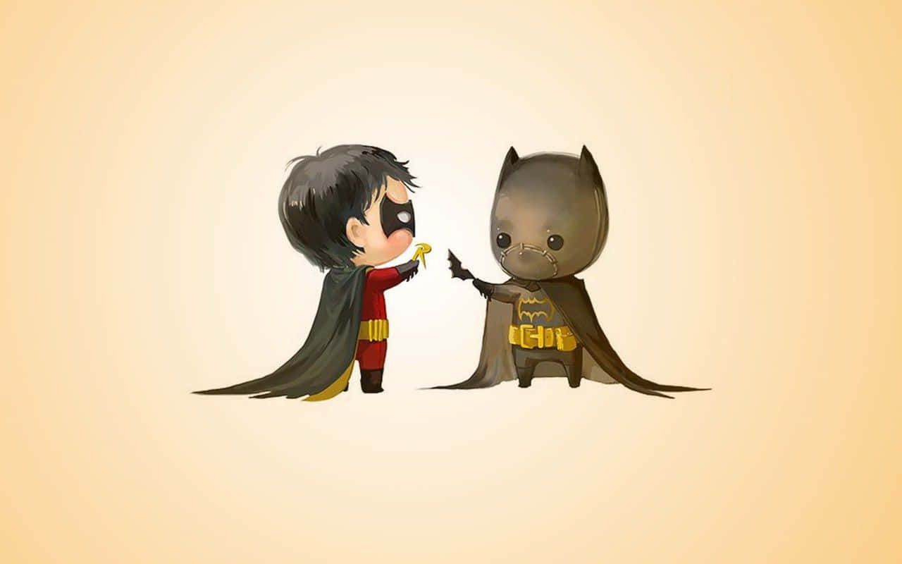 Batman Finds His Way On A Dark And Mysterious Night Wallpaper