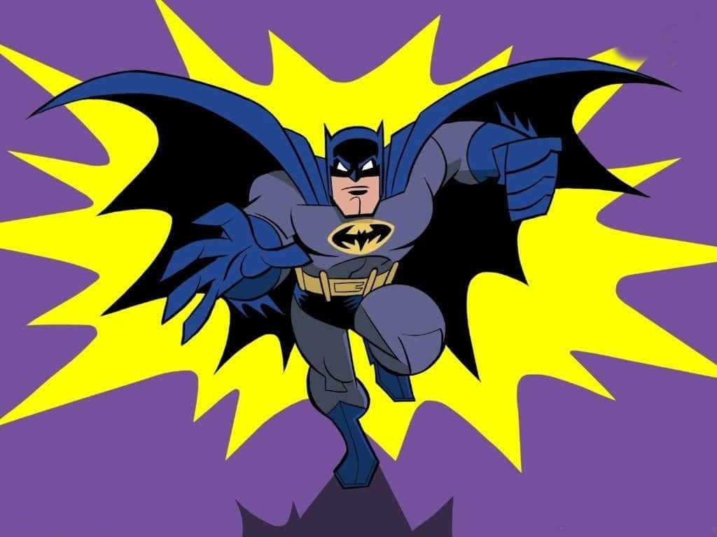 Batman On The Rooftop Of Gotham City Wallpaper