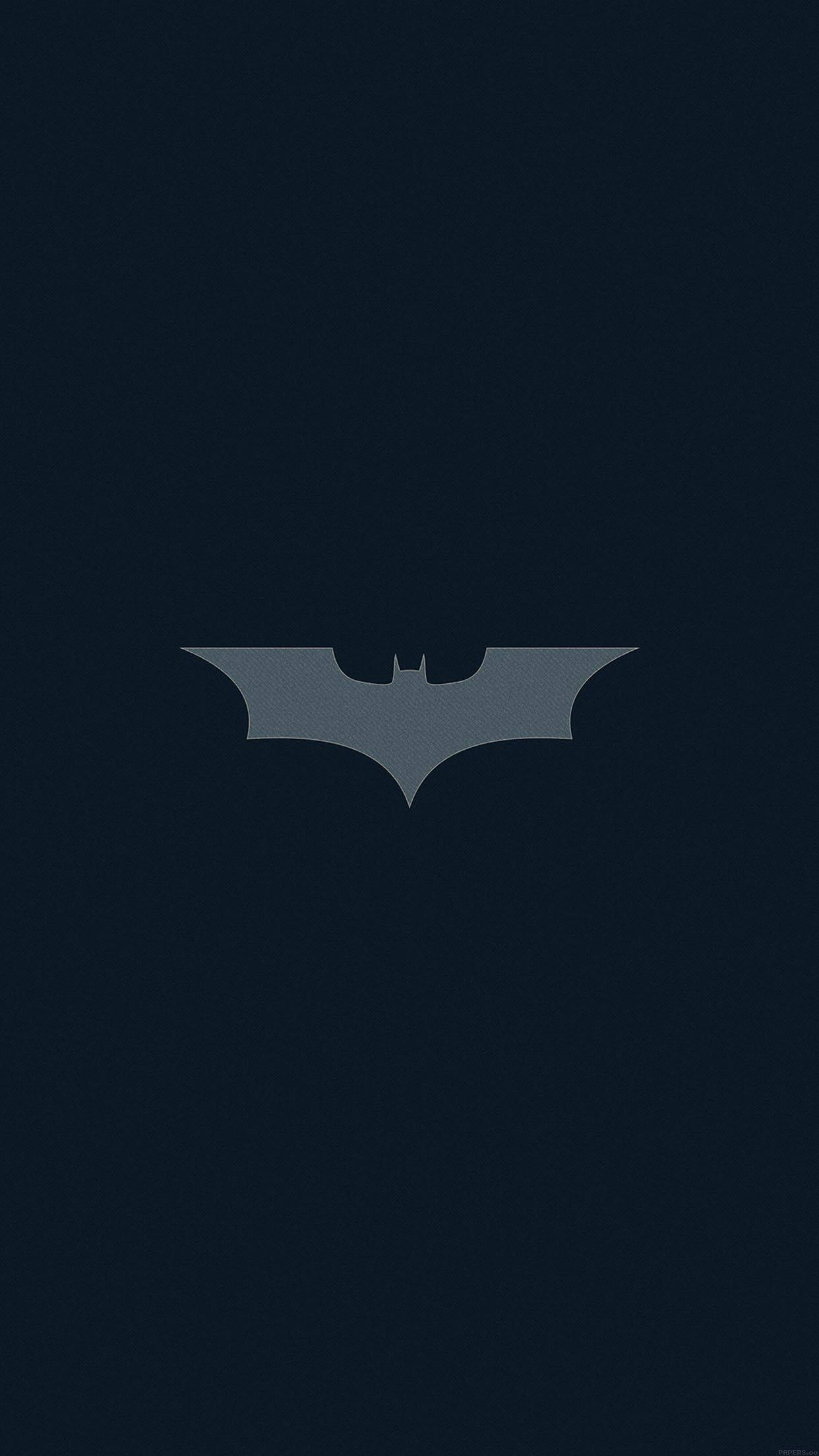 Batman Plain Logo Iphone X Wallpaper