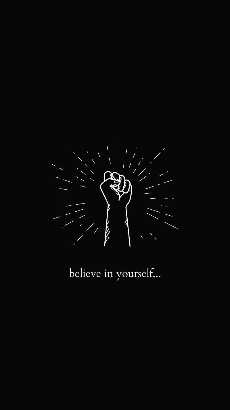 Be Yourself Black And White Quotes Wallpaper
