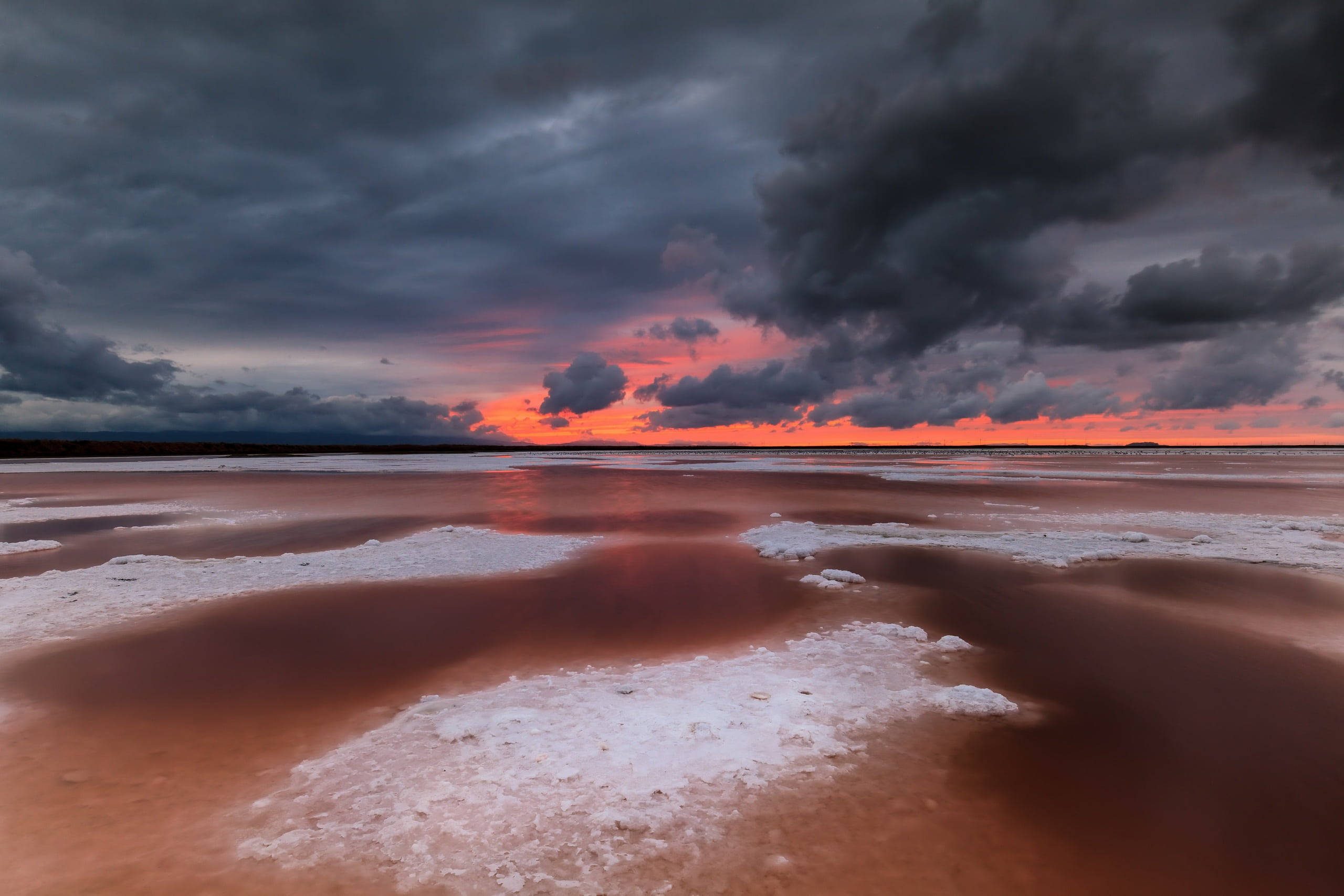 Beach High Resolution Clouds Wallpaper