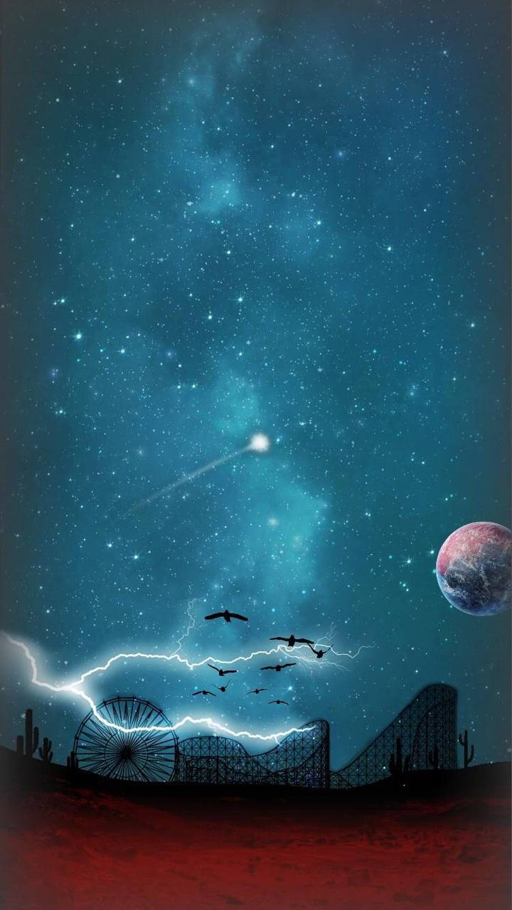 Beautiful Astroworld Album Artwork Wallpaper