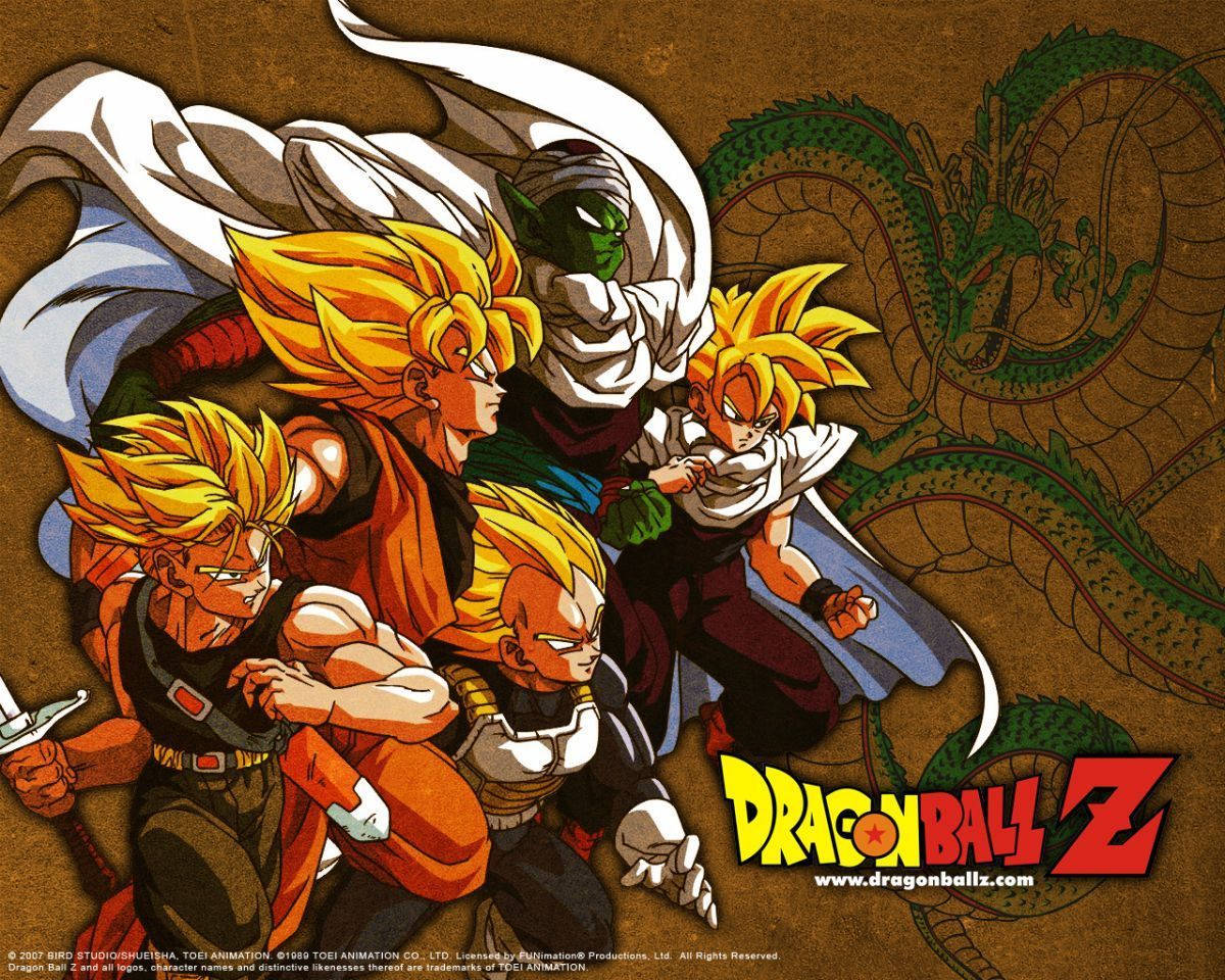 Beautiful Dbz Logo Backdrop Wallpaper