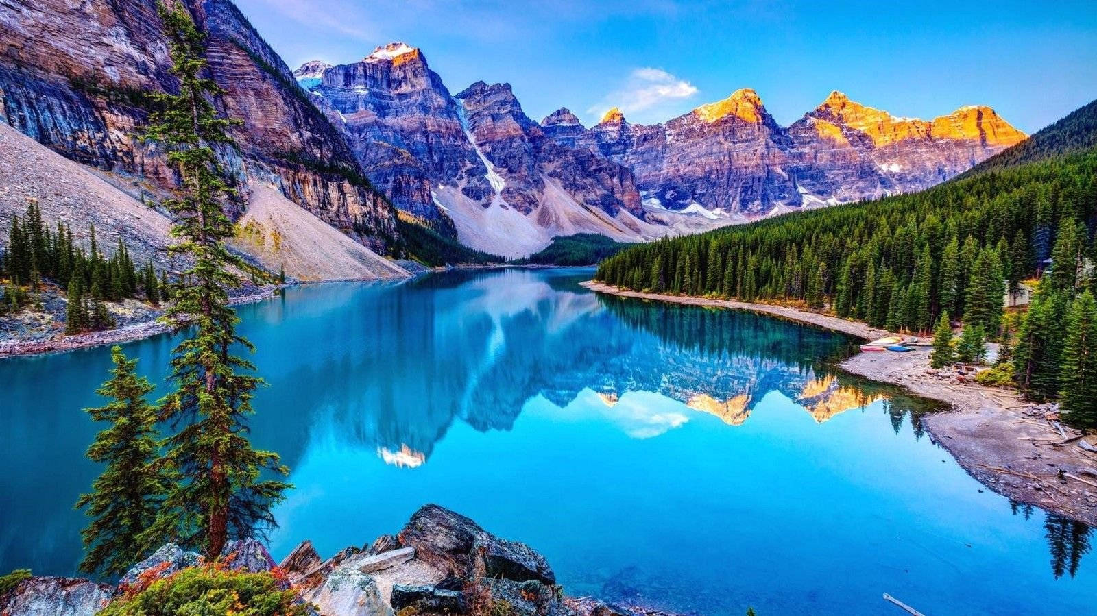Beautiful Hd Lake And Mountains Wallpaper