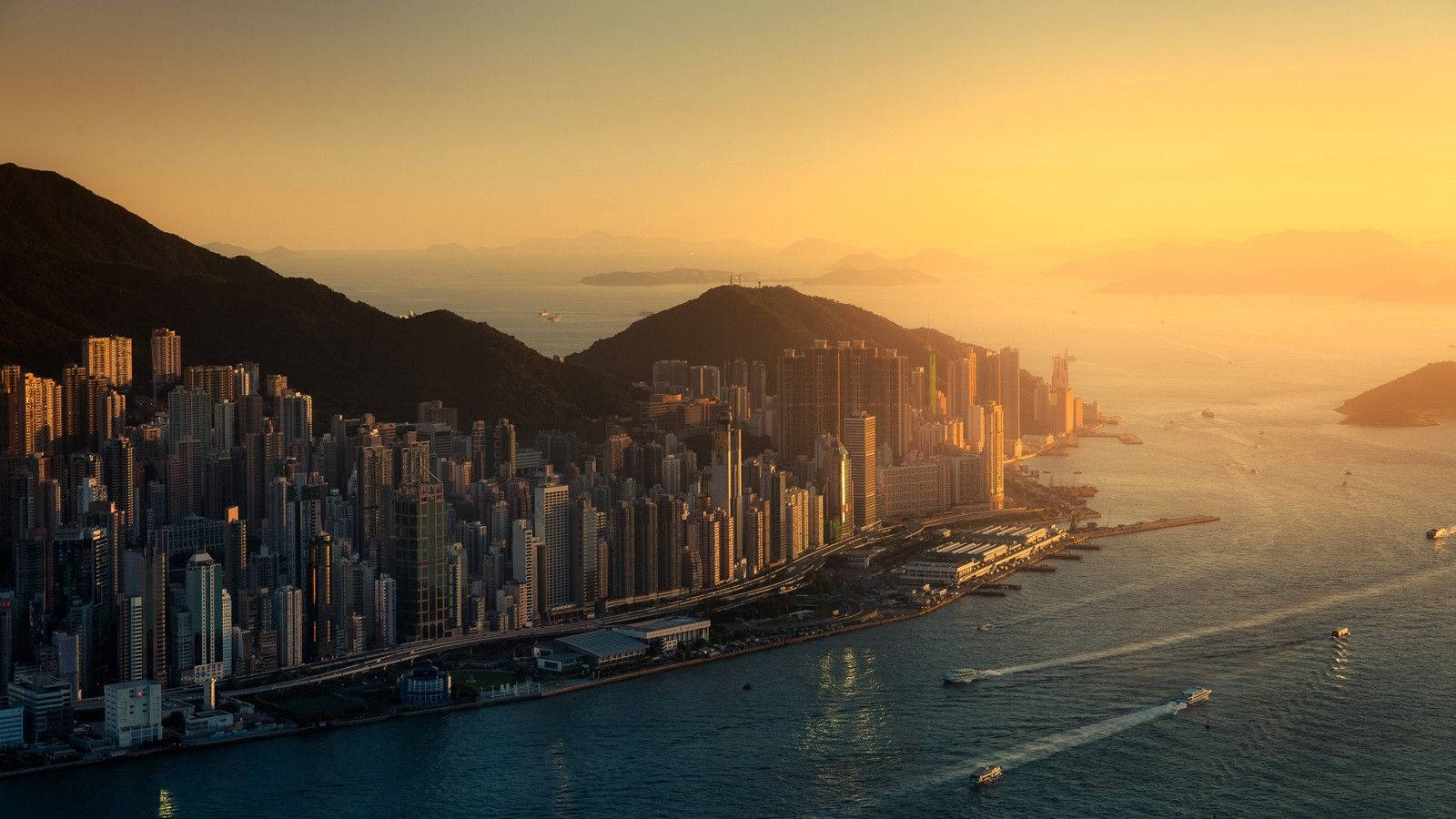 Beautiful Hong Kong Cityscape Wallpaper
