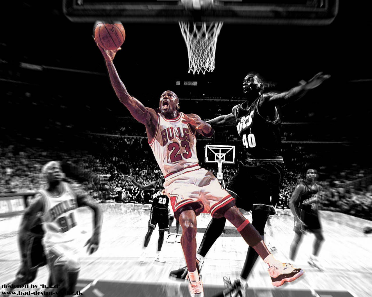 Beautiful Shot Of Michael Jordan Hd Wallpaper