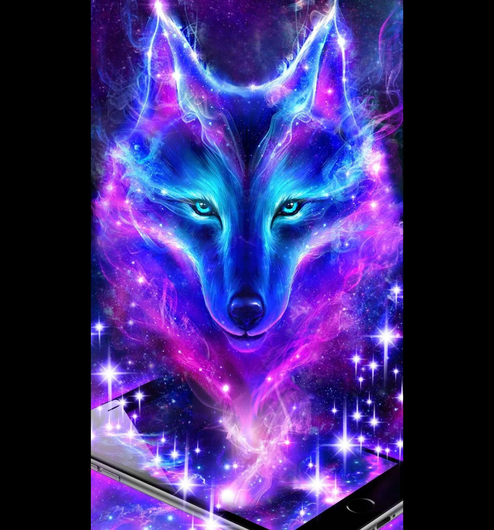 Beautiful Wolf Howling In Nature Wallpaper