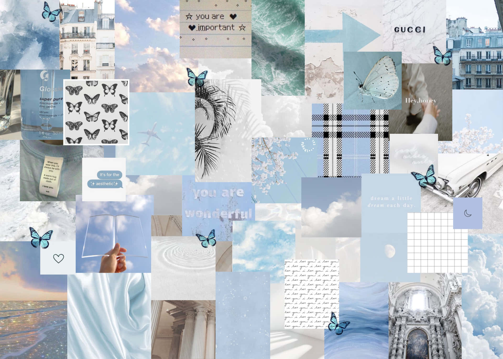 Aesthetic collage wallpaper discount