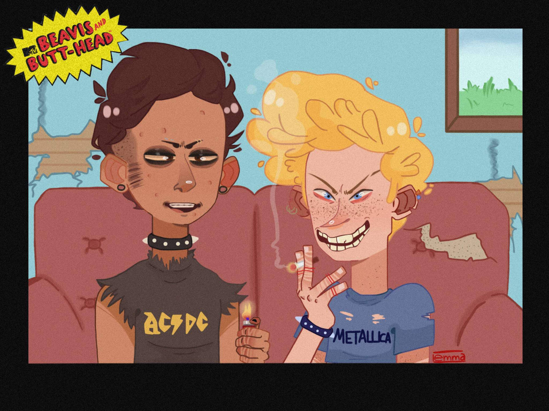 Download free Beavis And Butt Head Digital Art Wallpaper - MrWallpaper.com