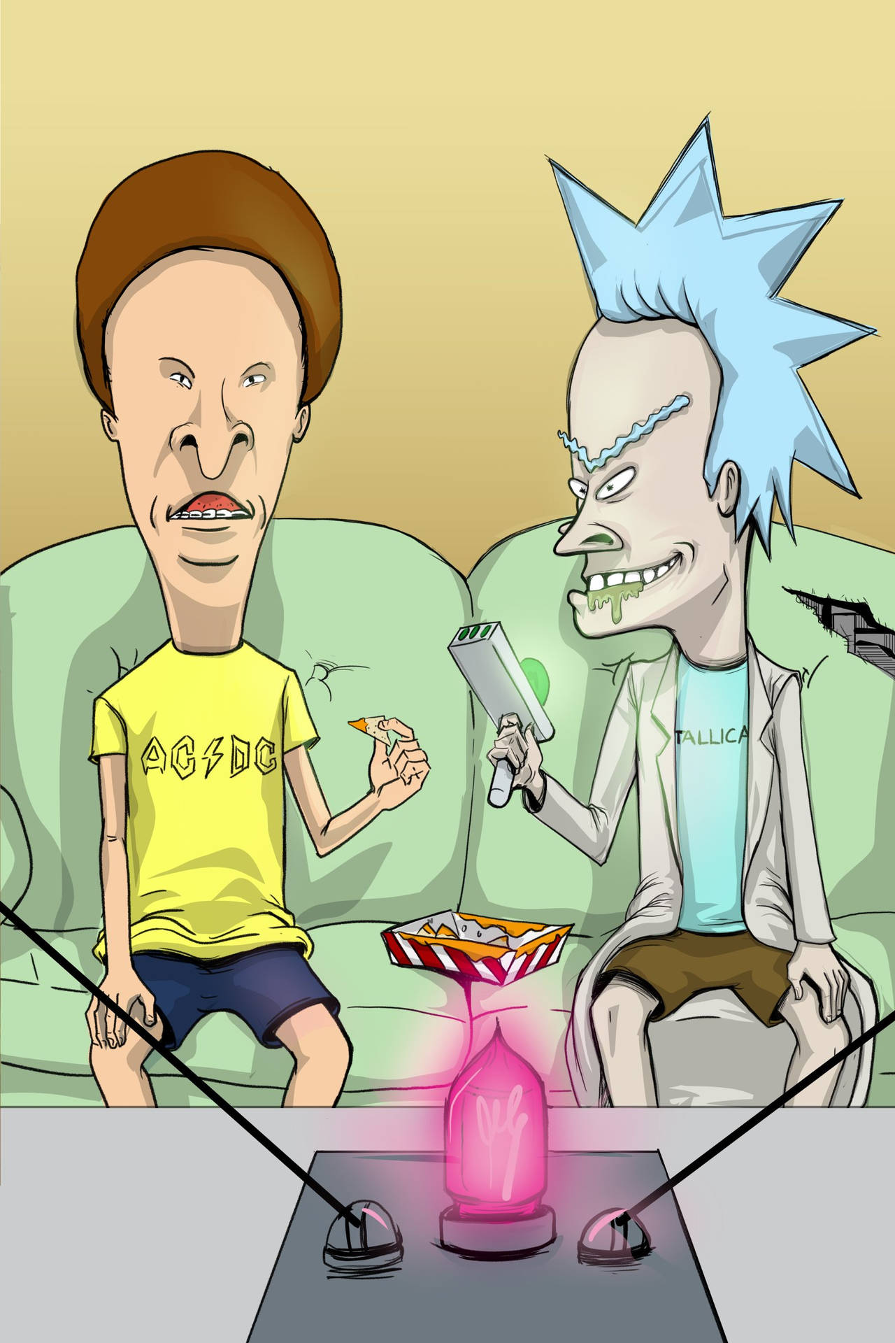 Download free Beavis And Butt Head Rick And Morty Wallpaper -  MrWallpaper.com