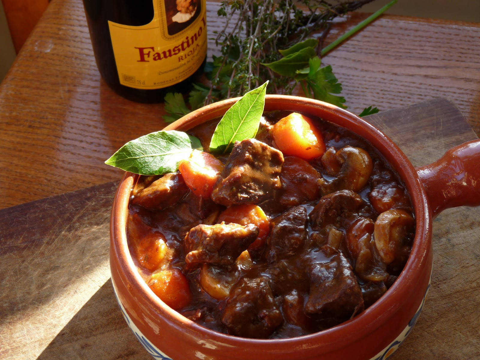 Beef Bourguignon Red Wine Wallpaper