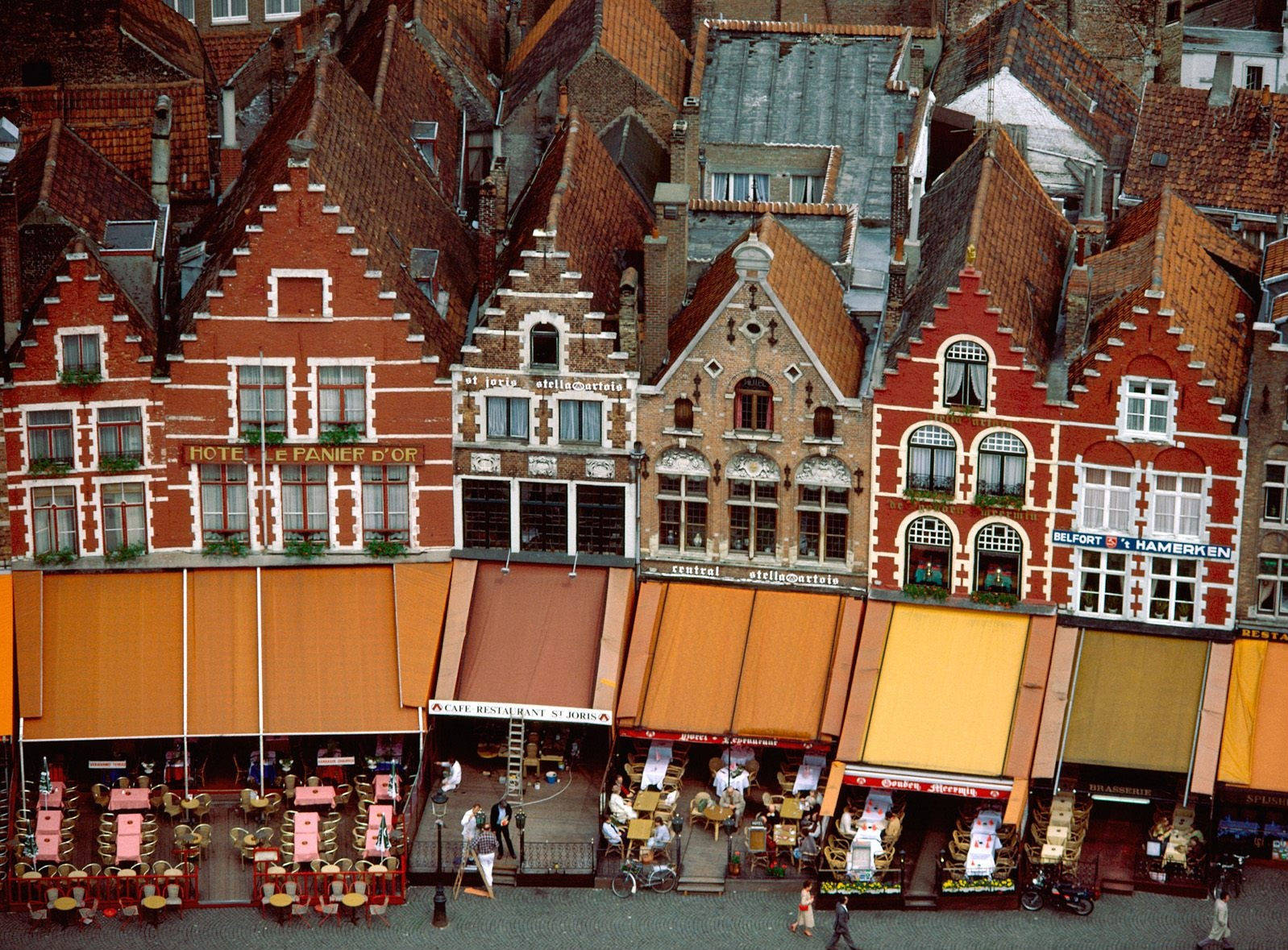 Belgium Traditional Houses Wallpaper