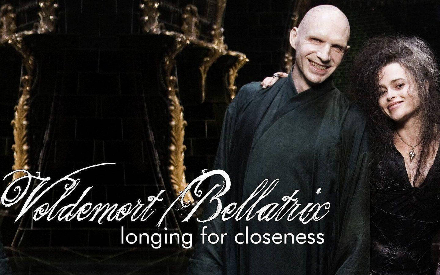 Bellatrix Lestrange And Voldemort Wallpaper