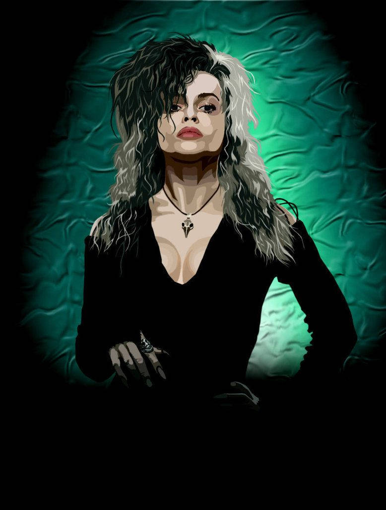 Bellatrix Lestrange Digital Art Wallpaper