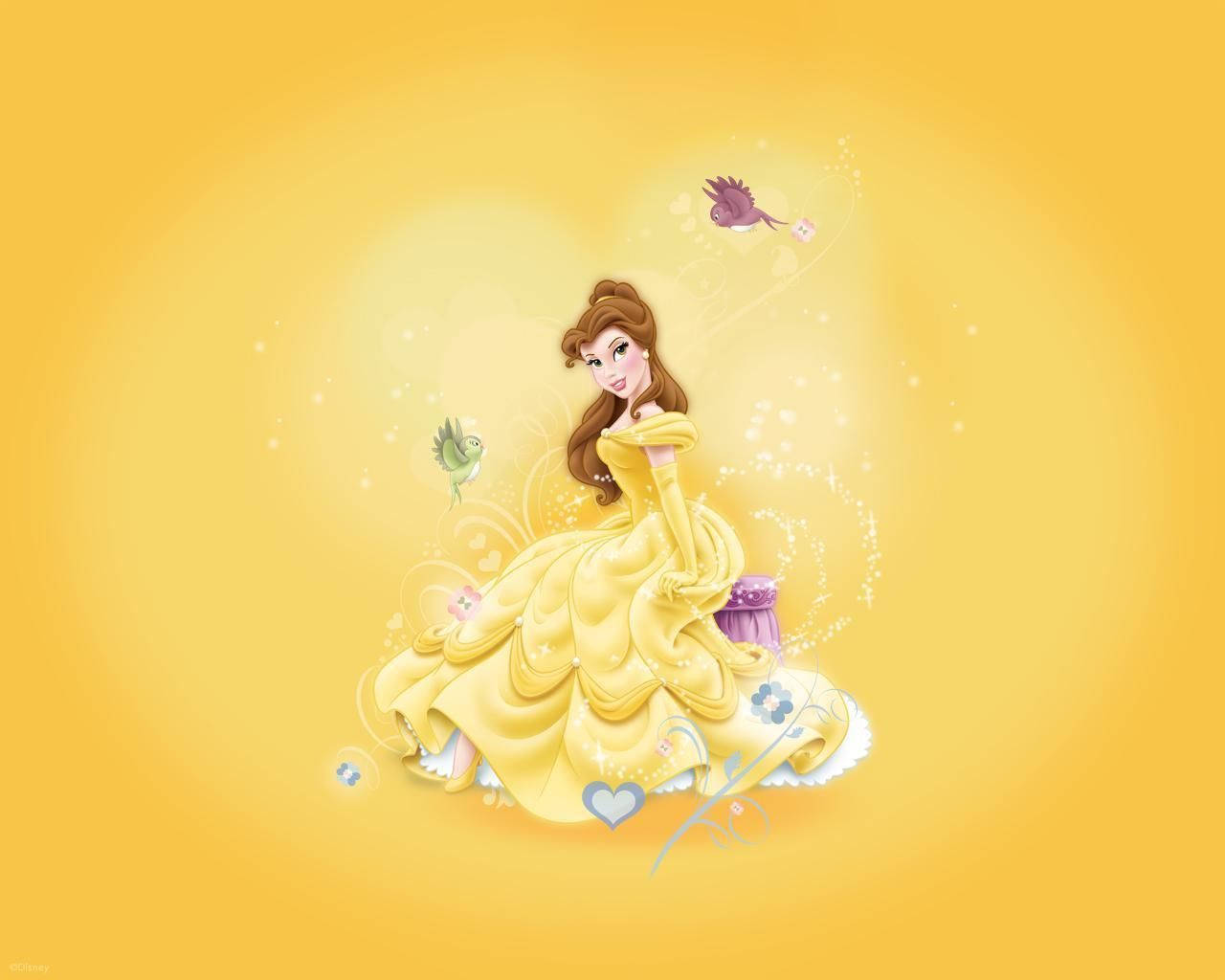 Belle Beautiful Princess Wallpaper