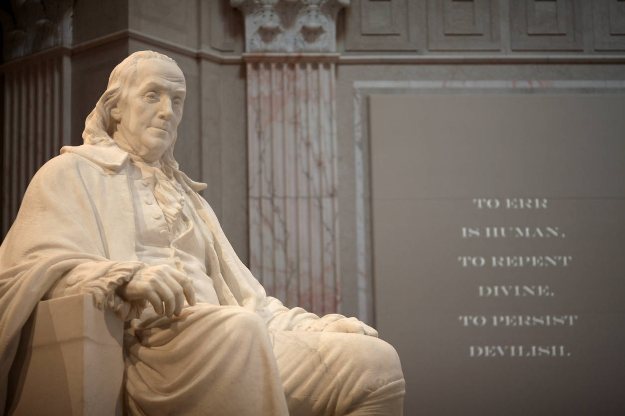 Benjamin Franklin Statue Wallpaper