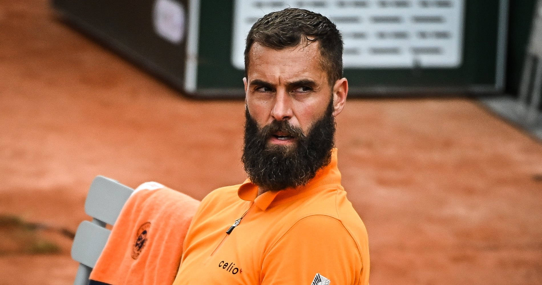 Benoit Paire Glaring Wallpaper