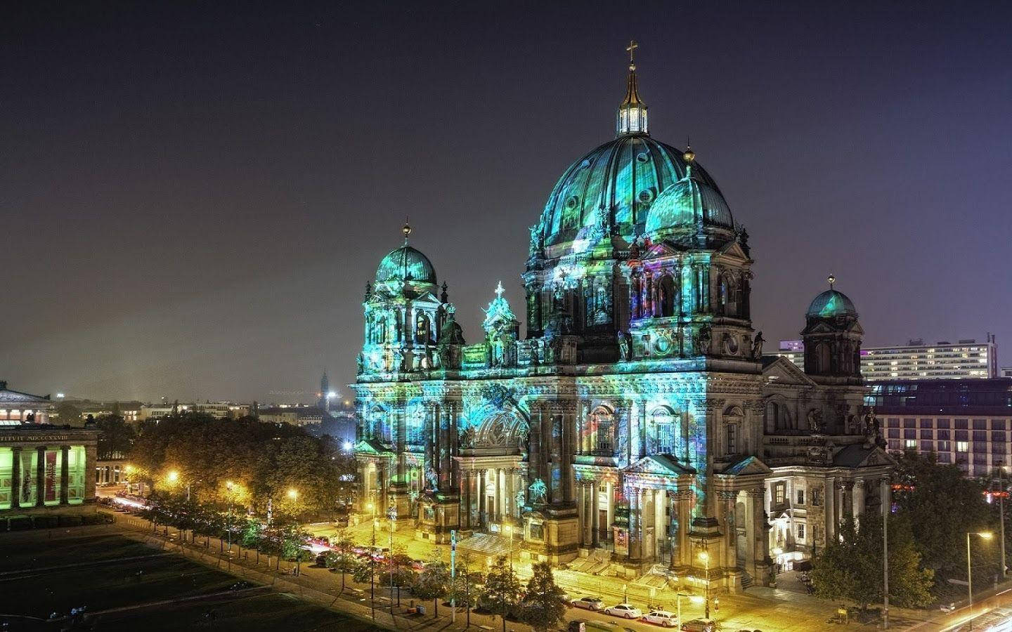 Berlin Cathedral Festival Of Lights Wallpaper