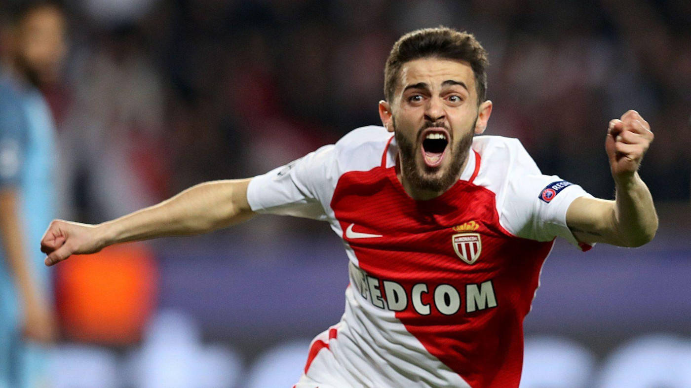 Bernardo Silva Cheering And Running Wallpaper