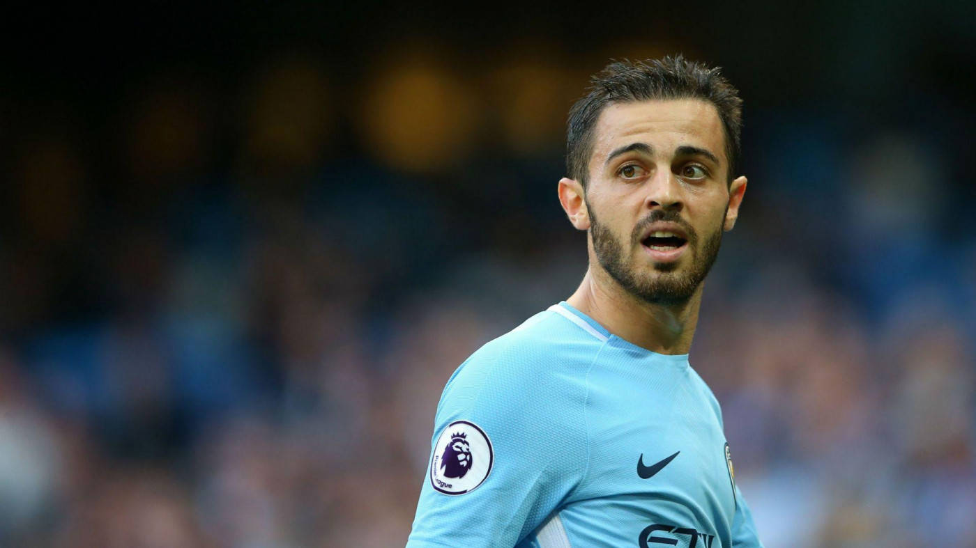 Bernardo Silva In A Blue Uniform Looking Left Wallpaper