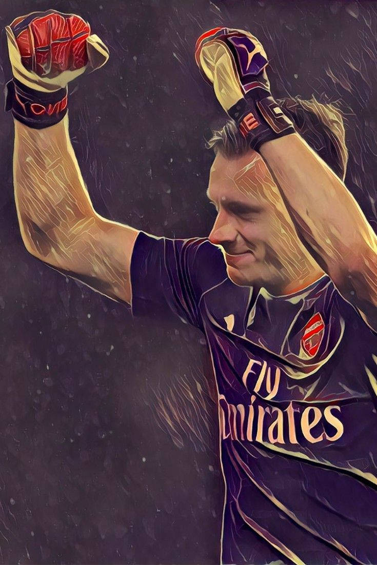 Bernd Leno During Rainy Day Wallpaper