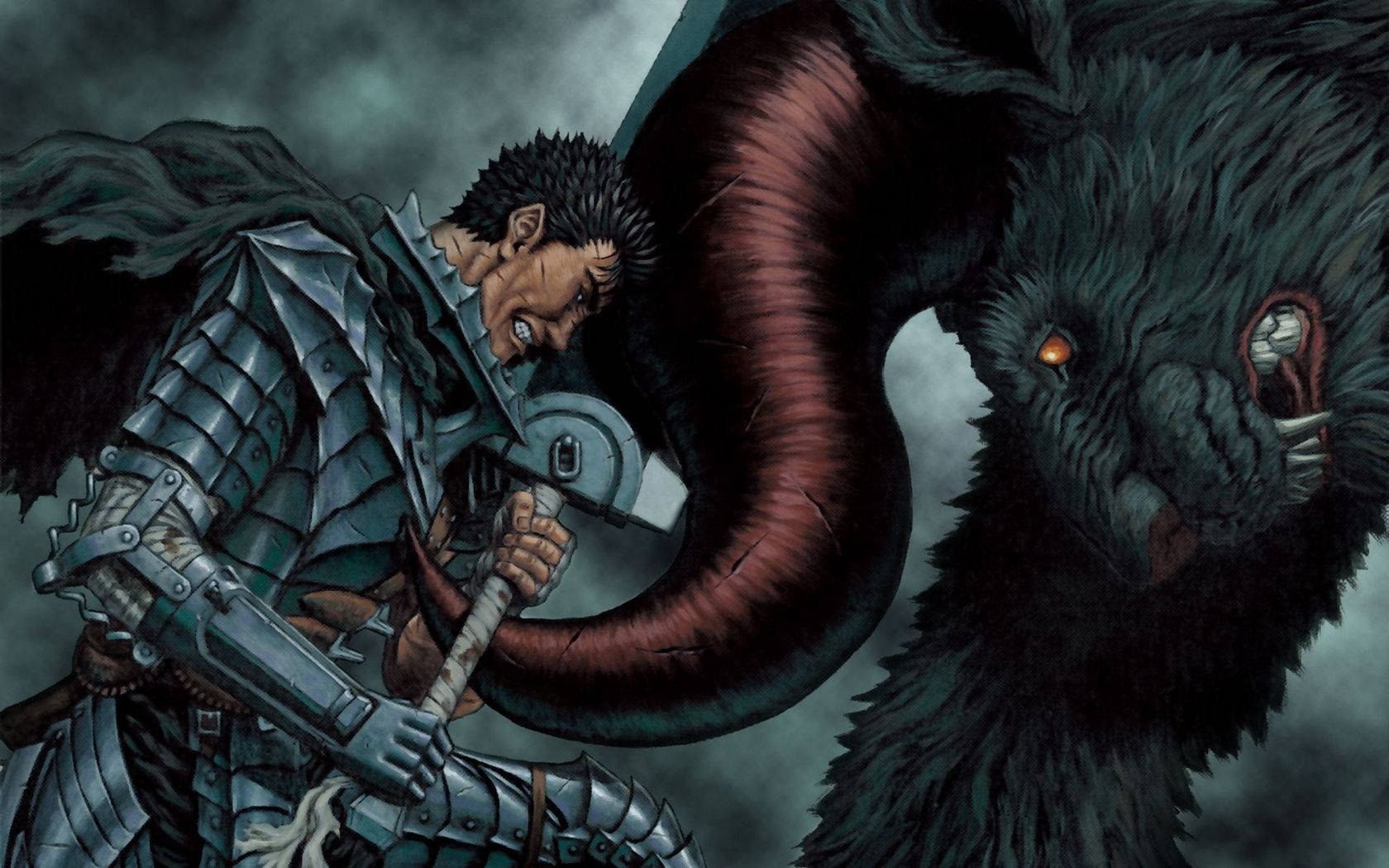 Berserk Guts Vs Nosferatu Zodd Wallpaper