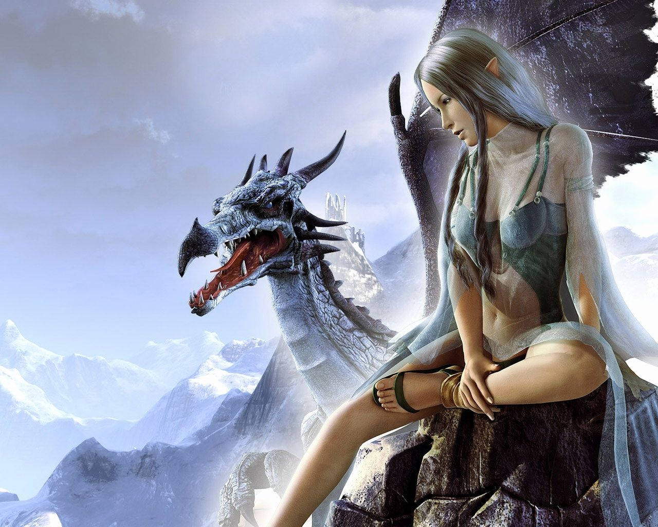 Best 3d Gaming Dragon Fantasy Wallpaper