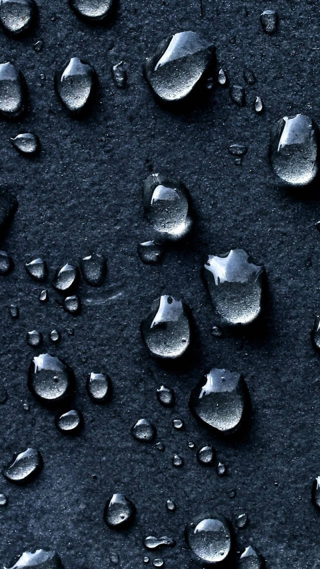 Best Dark Iphone Droplets Wallpaper