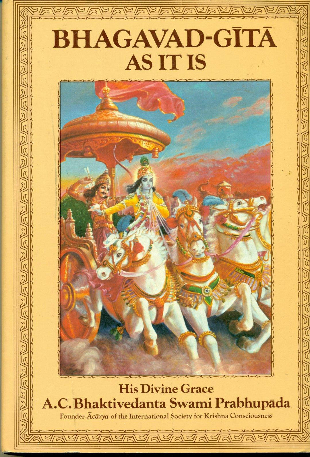 Bhagavad Gita As It Is Book Cover Wallpaper