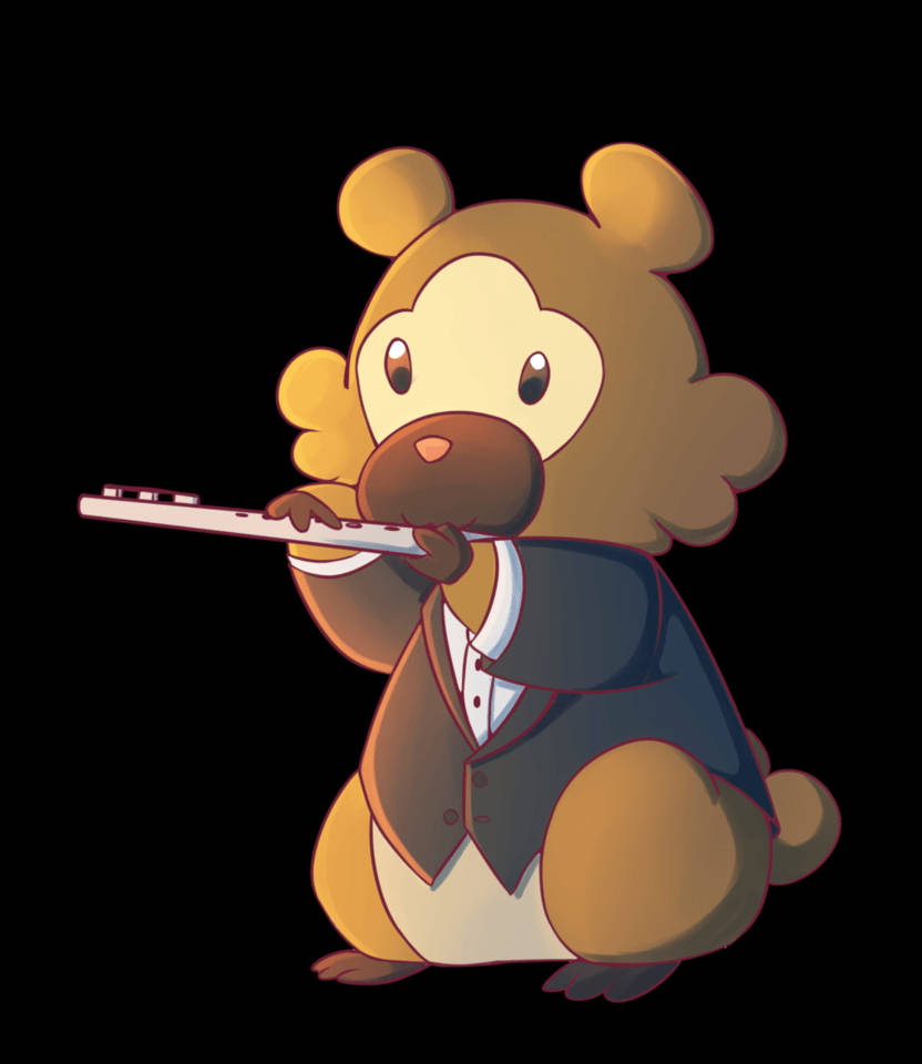 Bidoof As A Waiter Wallpaper