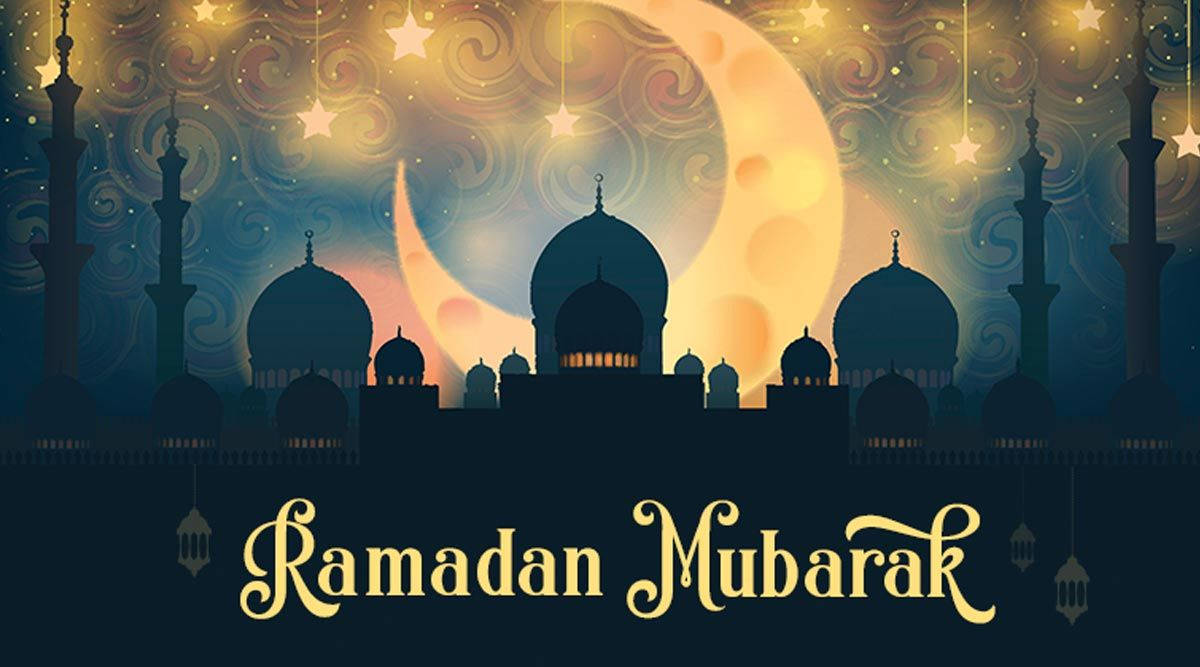 Big Crescent Moon Ramadan Mubarak Wallpaper
