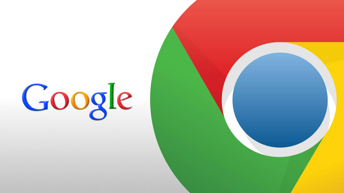 Big Google Chrome Icon Desktop Wallpaper