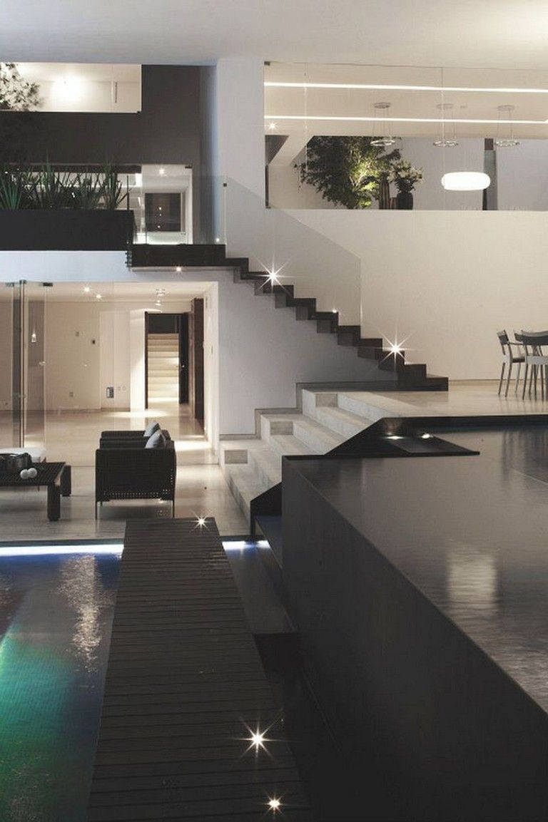 Big House With Indoor Pool Wallpaper