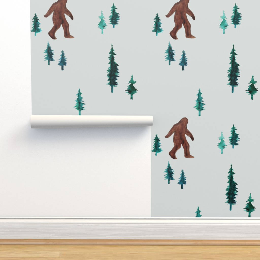 Bigfoot Wallpaper On Wall Wallpaper