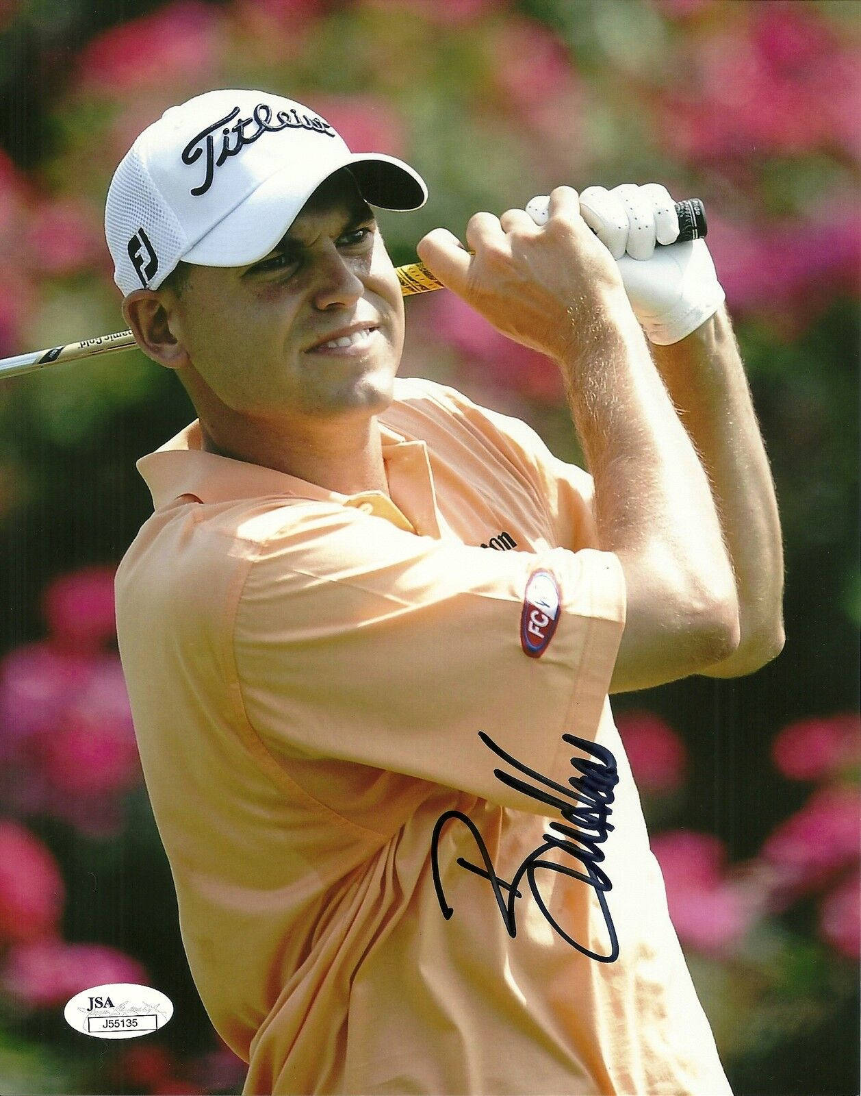 Bill Haas Swinging A Club Wallpaper