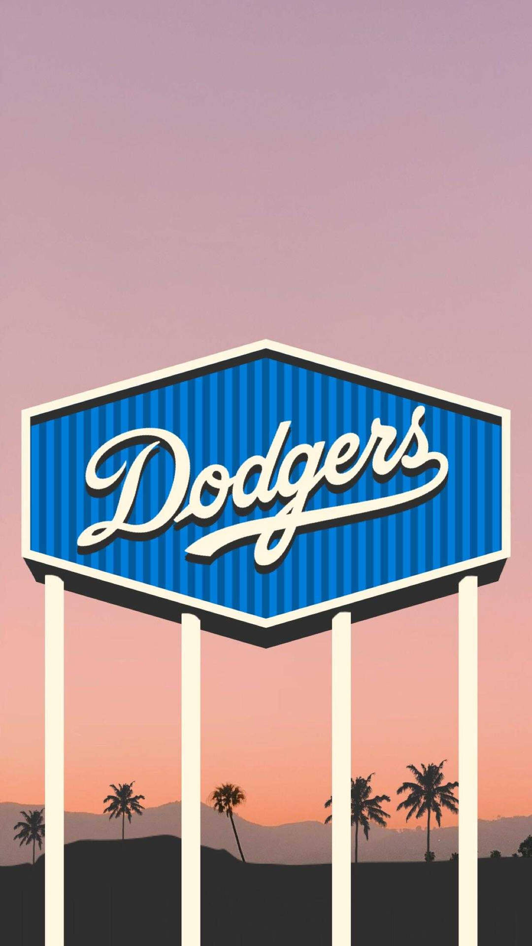 Billboard Classic Iphone Dodgers Logo Wallpaper