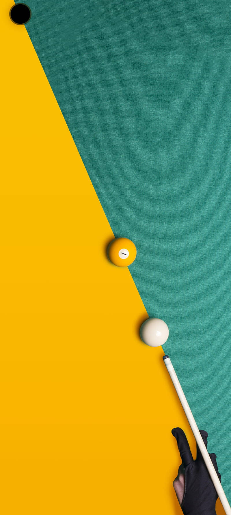 Billiards Punch Hole Wallpaper