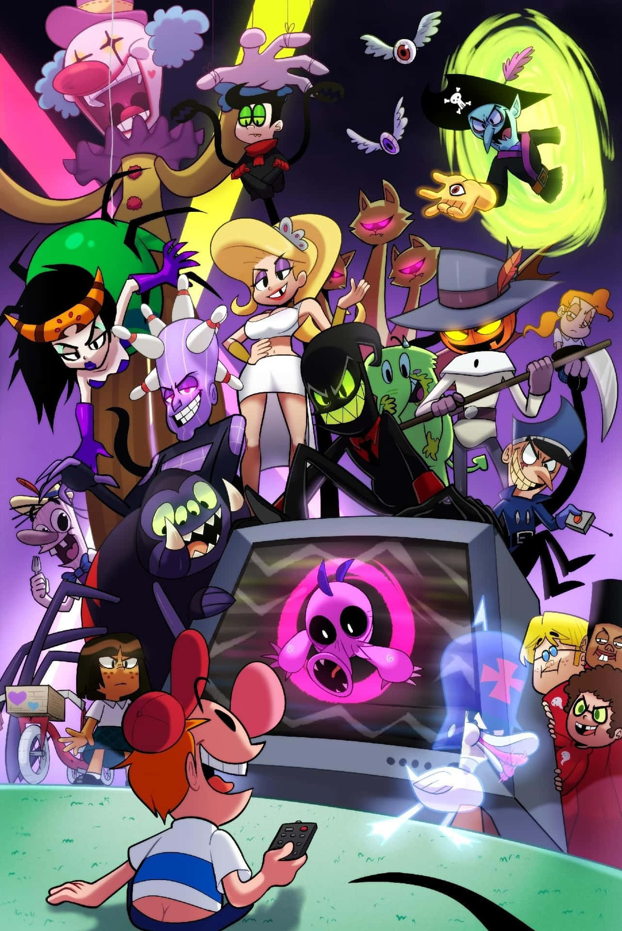 Download free Billy, Mandy, And Grim: The Unlikely Trio In The Grim  Adventures Of Billy & Mandy Wallpaper - MrWallpaper.com