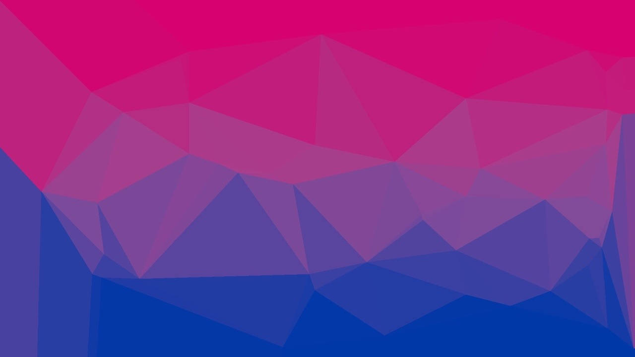 Bisexual Flag Shapes Wallpaper
